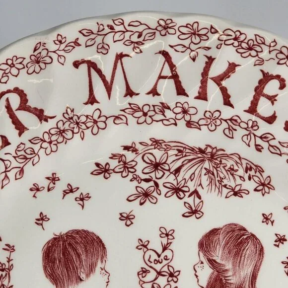 Royal Croconford Plate 1977 A Tribute to Mother All Year Long England Vintage - Picture 3 of 11